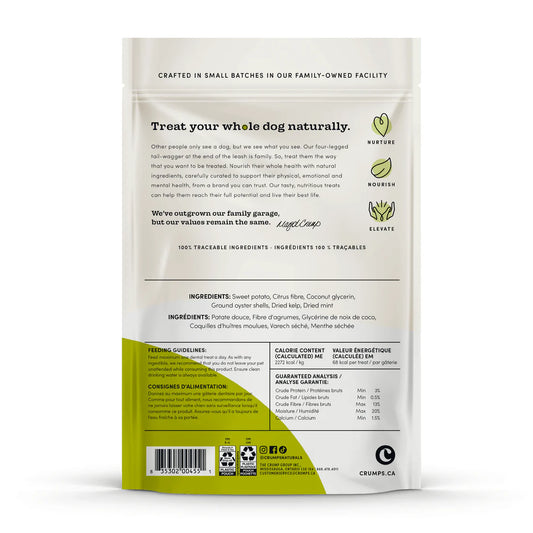 LocalID_68122 Crumps' Naturals - Plaque Busters Advanced Double Fresh KELP Dog Treat - 270GM (9.5oz)