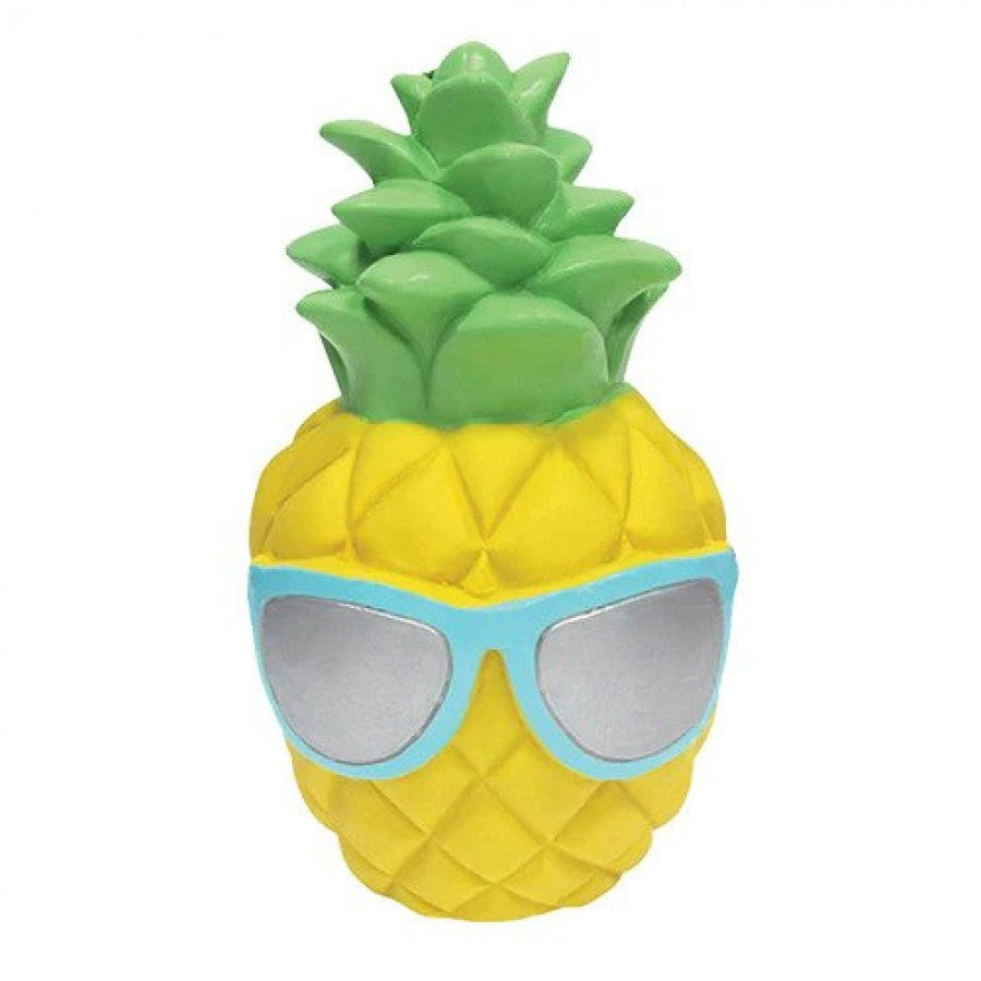 FoufouBRANDS - Fiesta Chew Pineapple Dog Toy - 16.5CM (6.5in)