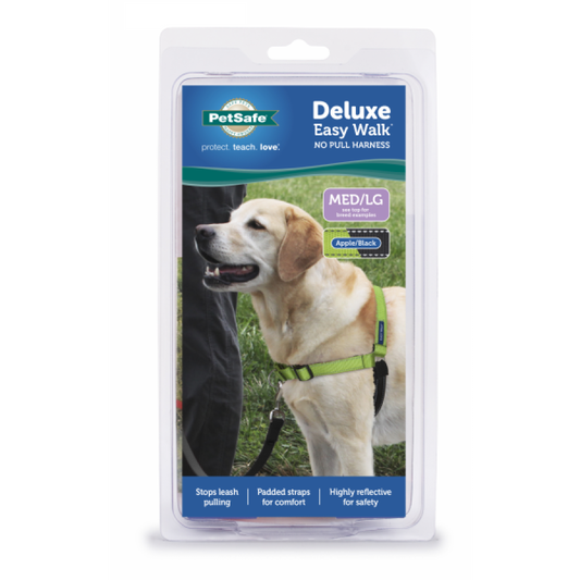 PetSafe - Deluxe Easy Walk Harness - APPLE - MEDIUM/LARGE