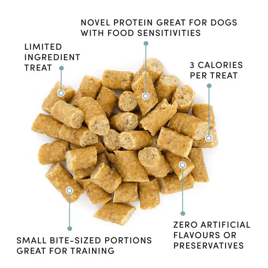 Crumps' Naturals - Mini Trainers Semi-Moist DUCK Dog Treat - 300GM (10.6oz)