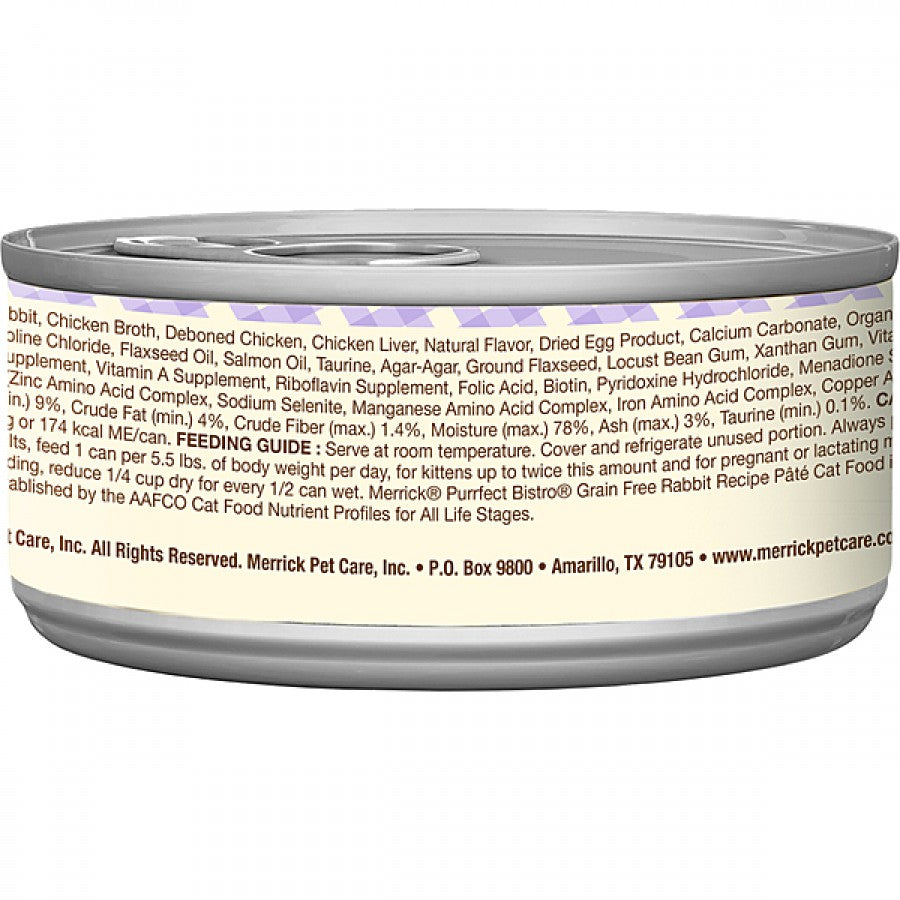 Merrick - RABBIT Pate Wet Cat Food - 156GM (5.5oz)