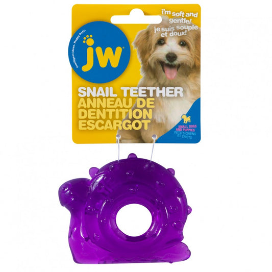 JW Pets - Snail Teether Dog Toy - 8.5CM (3in)