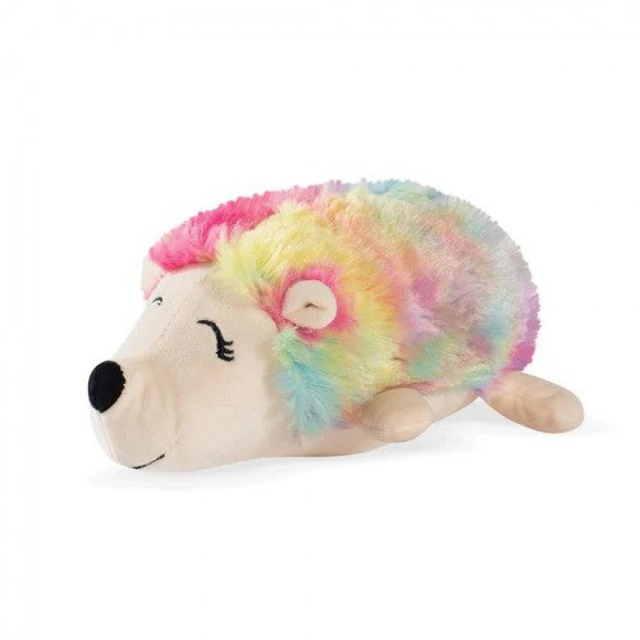 Fringe Studio - Rainbow Hedgehog Plush Dog Toy - 24CM (9.5in)