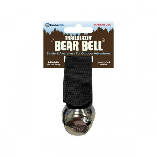 LocalID_67154 PoochieBells - Trailblazin' Bear Bells - BLACK Strap - LARGE - 3CM (1.25in)