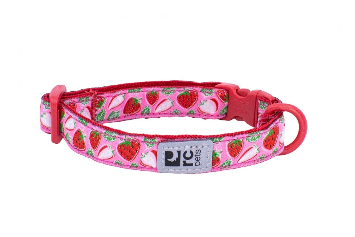 LocalID_45346 RC Pets - Kitty Breakaway Collar Strawberries - 20-25cm (8-10in)
