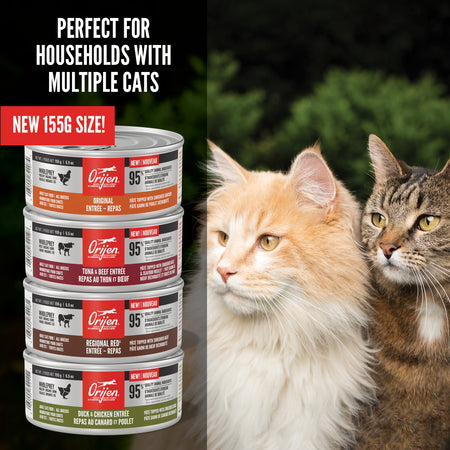 *S.O. - Up to 2 Week Wait* Champion Foods - Orijen REGIONAL RED Entrée Wet Cat Food - 155GM (5.5oz)