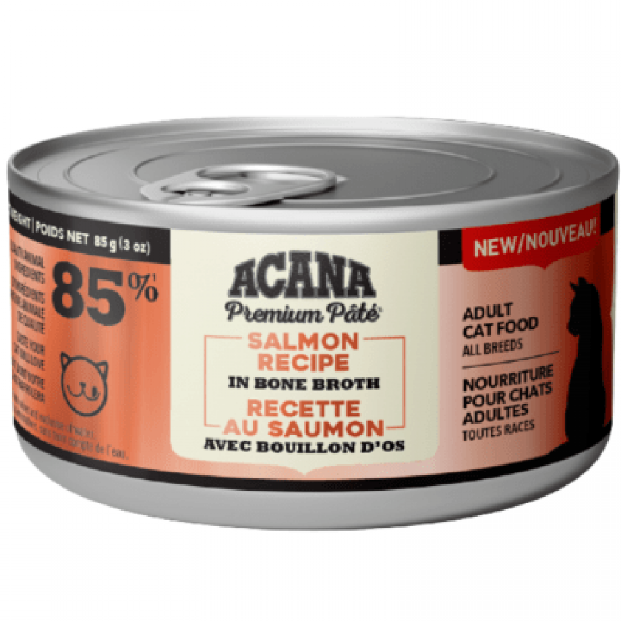 Champion Foods - Acana SALMON in Bone Broth Wet Cat Food - 85GM (3oz)