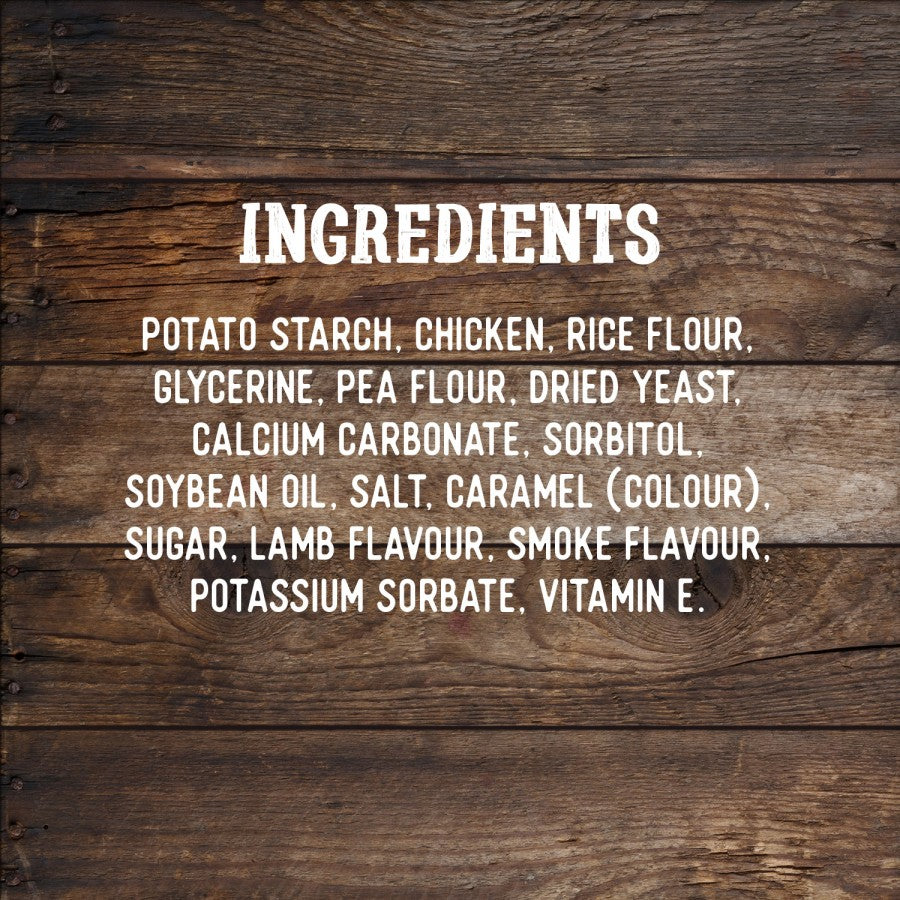 LocalID_69101 Zoë - Better Than Rawhide BBQ Chop Dog Treat - LAMB Flavour - 160GM (5.6oz) - 4PK