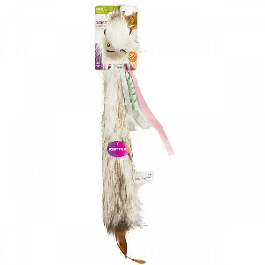 *S.O. - Up to 2 Week Wait* SmartyKat - Chitter Critter Sound Kicker Cat Toy - 40CM (16in) Long