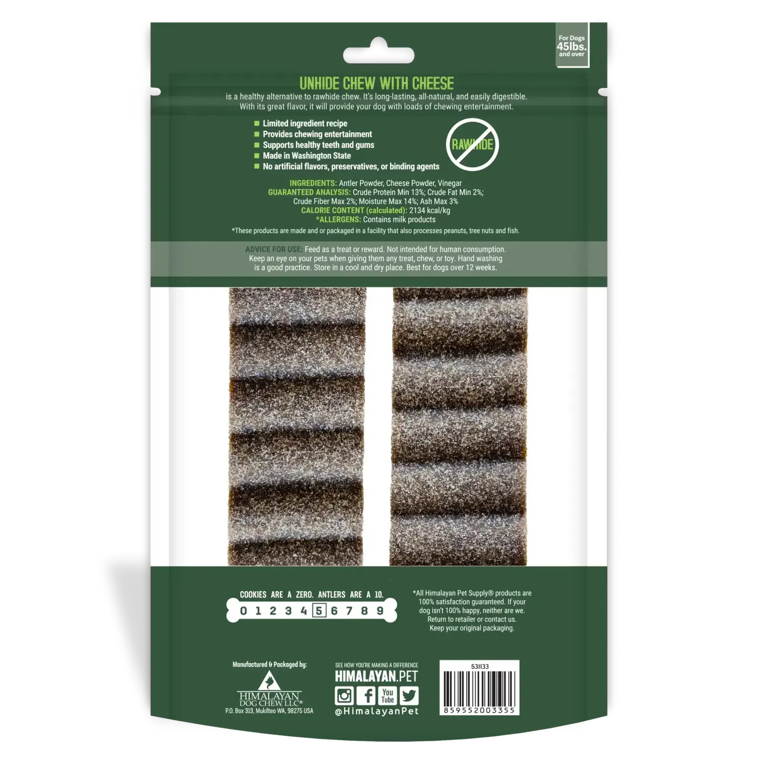 LocalID_68470 Himalayan Pet Supply - Unhide - LARGE - 283GM (10oz) - 2PK