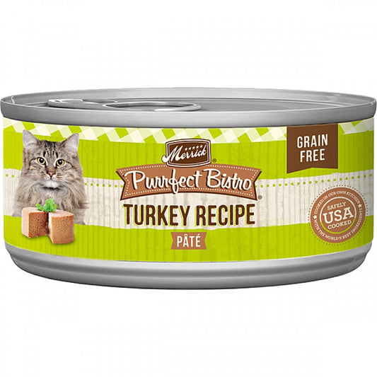 LocalID_60469 Merrick - TURKEY Pate Classic Wet Cat Food - 156GM (5.5oz)