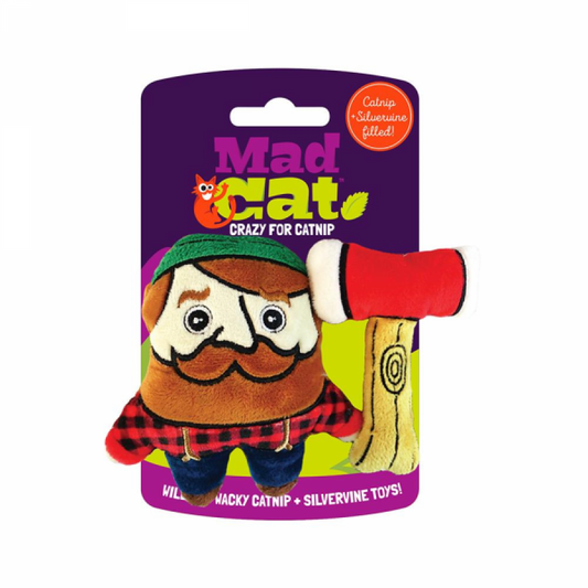 *DISC* Mad Cat - Lumpurrjack Cat Toy - 11CM (4in) - 2PK