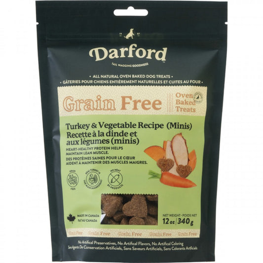 LocalID_71561 Darford - Grain Free TURKEY Recipe Minis Dog Treat - 340GM (12oz)
