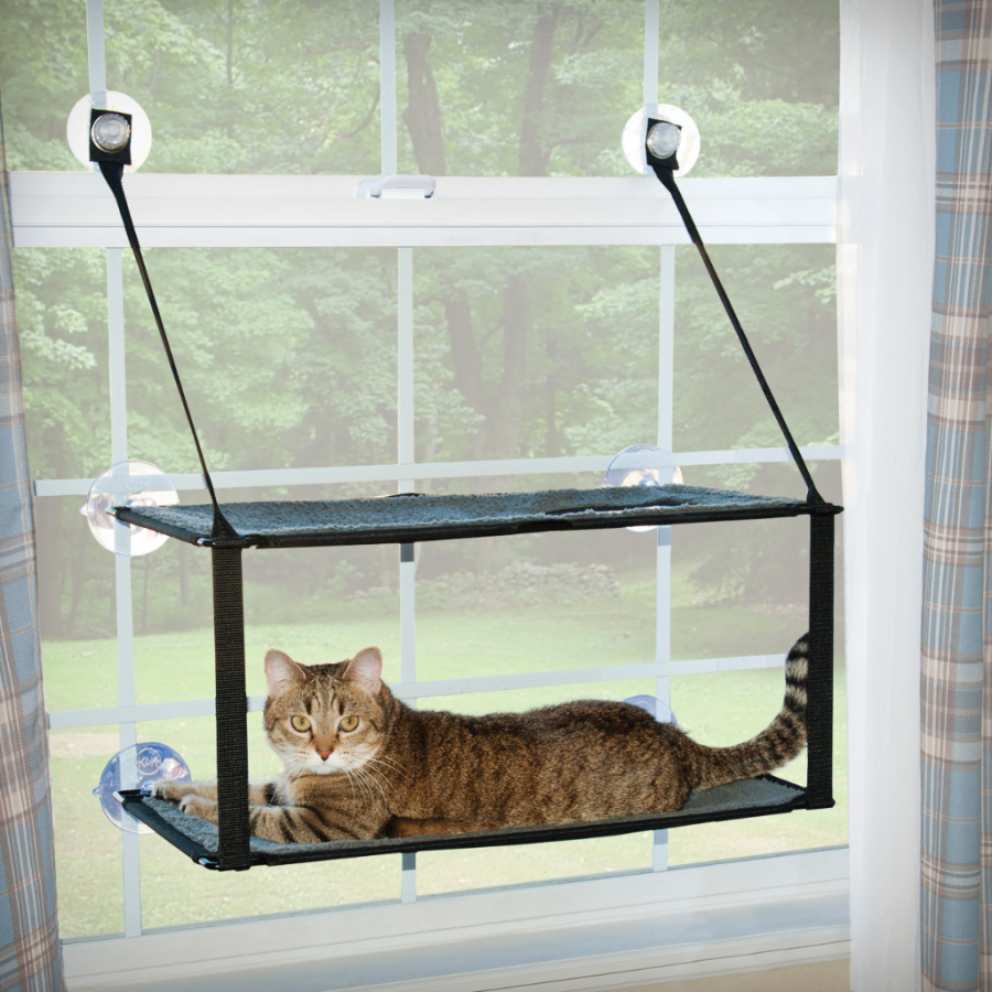 K&H - Kitty Sill EZ Mount Window Double - 58x30CM (24x12in)