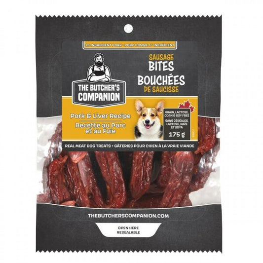 LocalID_71121 The Butcher's Companion - PORK and LIVER Sausage Links Dog Treats - 175GM
