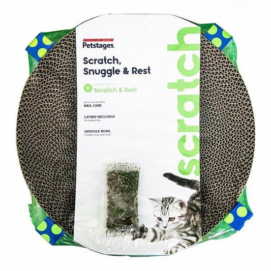 *S.O. - Up to 2 Week Wait* Petstages - Scratch Snuggle & Rest Tan - 39.5CM (15.5in)