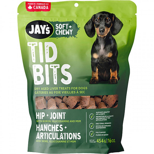 Jay's - Tid Bits HIP and JOINT Dog Treats - 454GM (16oz)