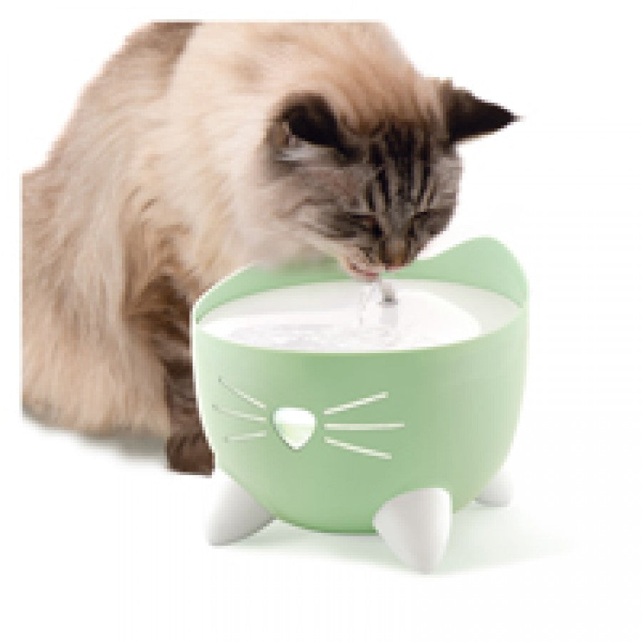 LocalID_65937 Catit - PIXI Cat Drinking Fountain - MINT GREEN - 2.5L (85oz)