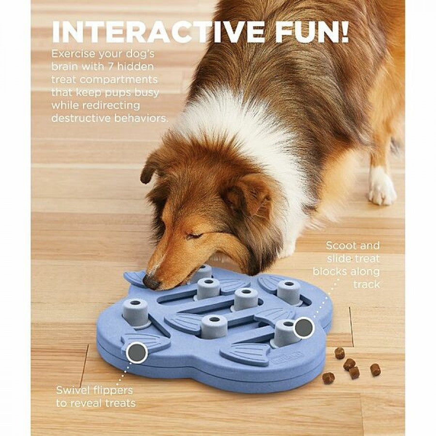 LocalID_69973 Nina Ottosson - Hide N Slide Puzzle Dog Toy - PURPLE - 34x34x7CM (13.5x13.5x2.8in)