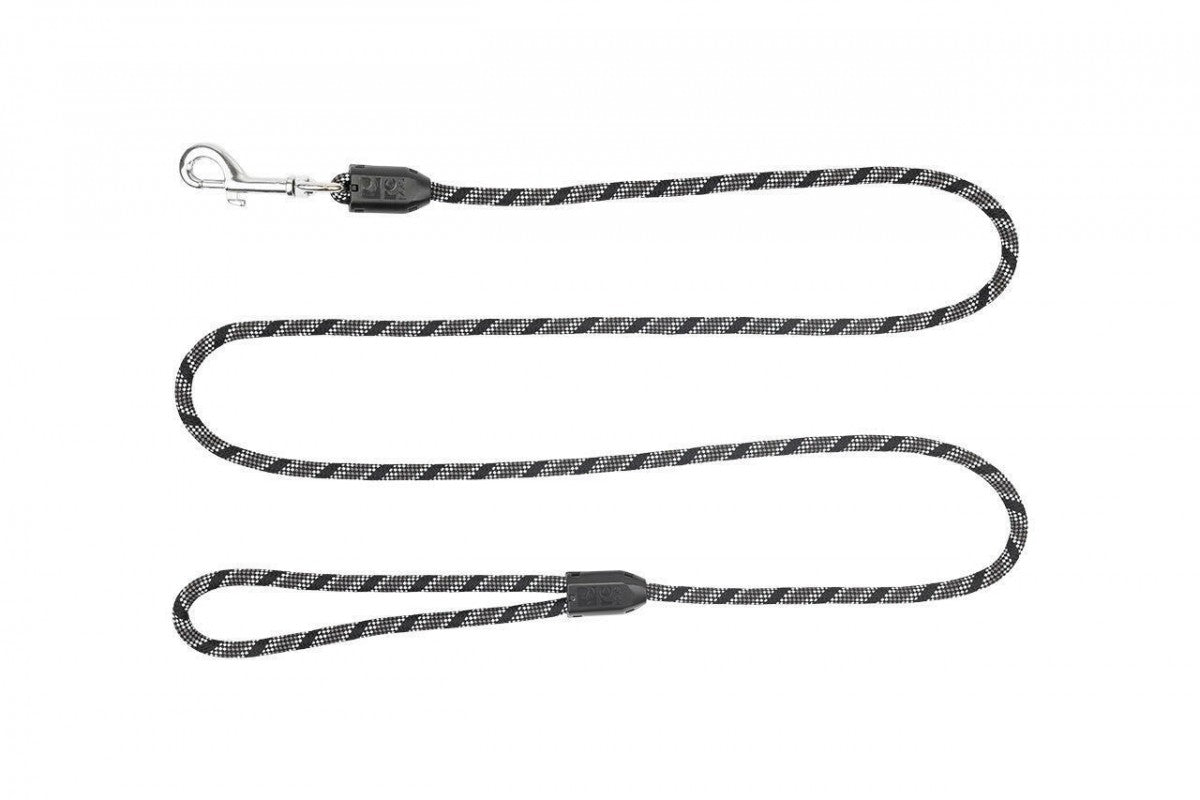 RC Pets - Rope Leash - BLACK - 1/2in x 5ft