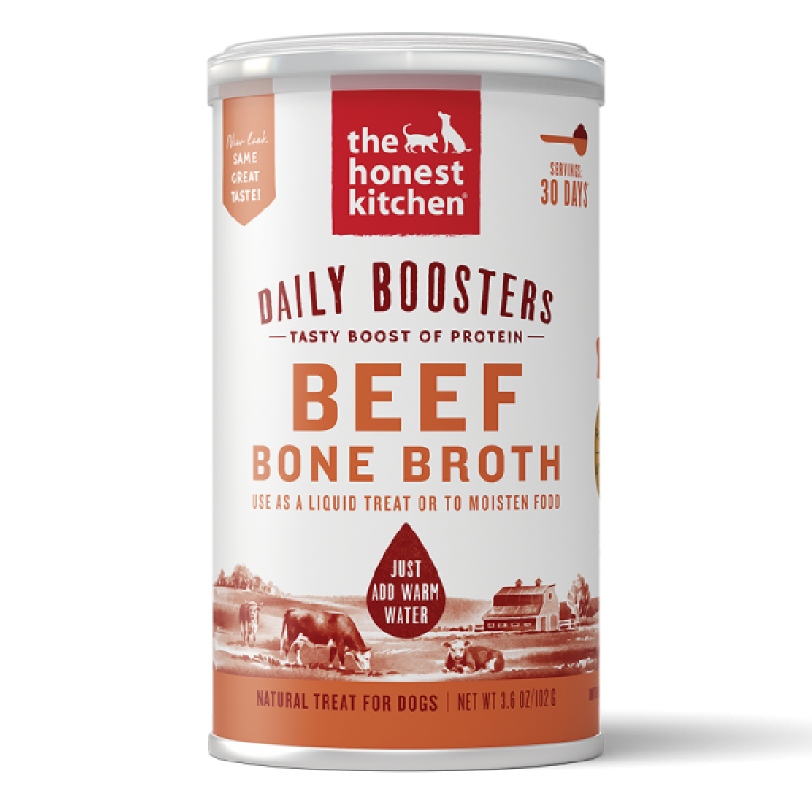 Honest Kitchen - Daily Boosters Instant BEEF BONE BROTH with TUMERIC - 102GM (3.6oz)