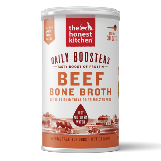 Honest Kitchen - Daily Boosters Instant BEEF BONE BROTH with TUMERIC - 102GM (3.6oz)