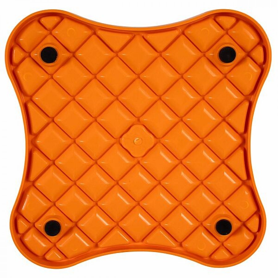 LocalID_66031 Pet Zone - Boredom Busters Indulge Slow Feeder/Lick Mat - ORANGE - LARGE - 30CM (12in)