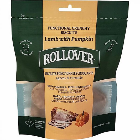 LocalID_68933 Rollover - Functional Crunchy Biscuits LAMB and PUMPKIN Dog Treat - 250GM