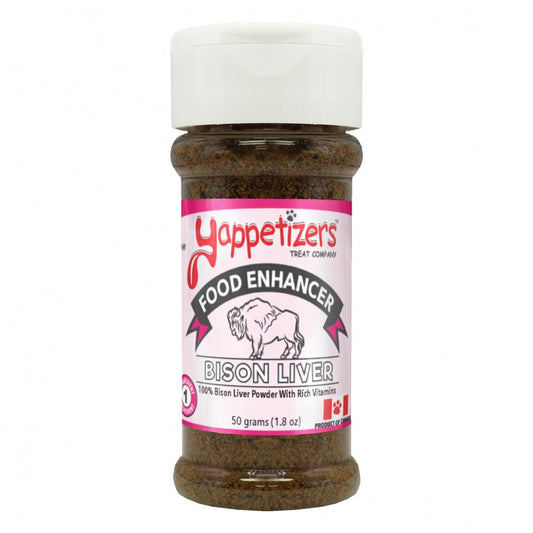 LocalID_67891 Yappetizers - Food Topper BISON LIVER for Cats and Dogs - 50GM (1.8oz)