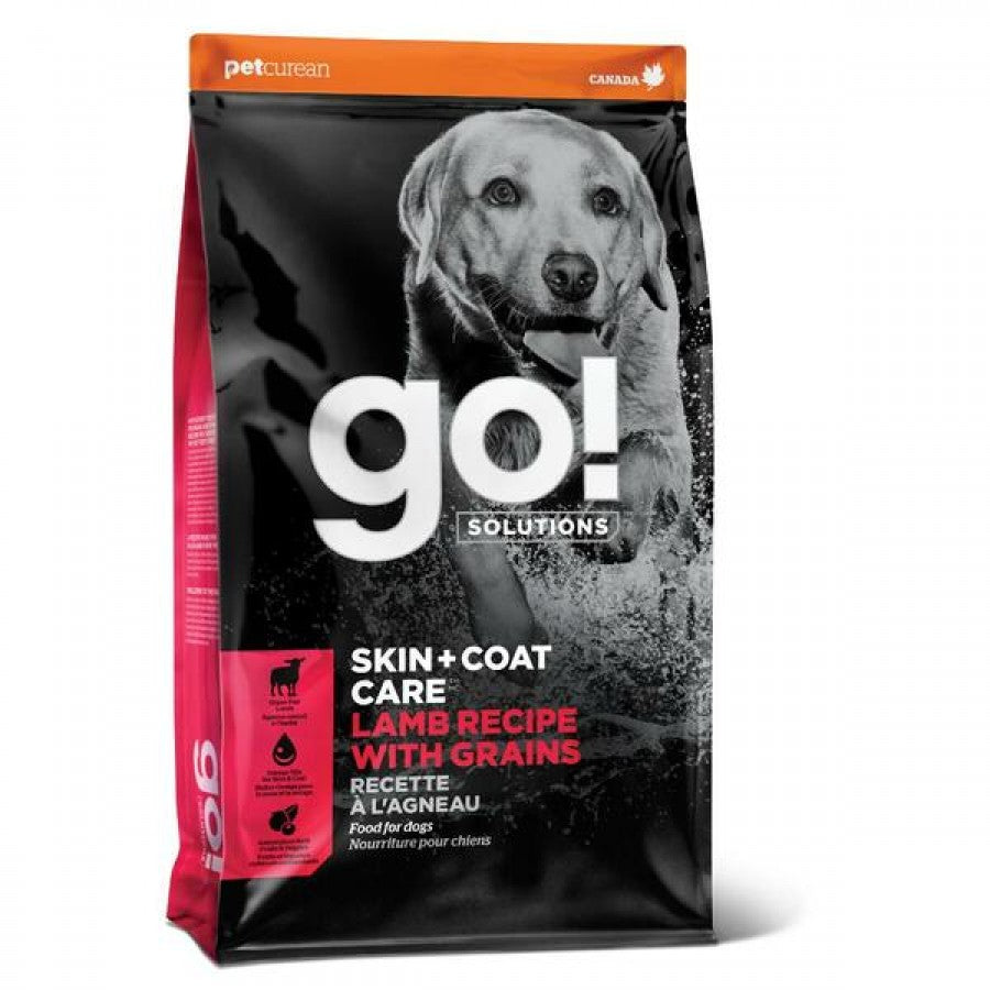 Petcurean - GO! Skin and Coat LAMB Dry Dog Food - 9.98KG (22lb)