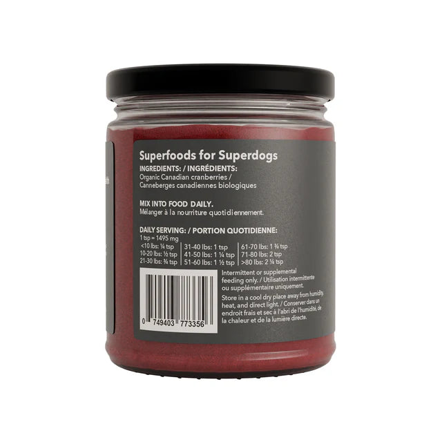 LocalID_71004 North Hound Life - Dog Organic CRANBERRY Powder - 90GM (250ml)