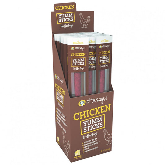 *S.O. - Up to 2 Week Wait* Treat Planet - Yumm Sticks CHICKEN Dog Treats - 21GM (.75oz)