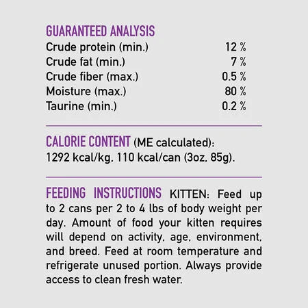 *S.O. - Up to 2 Week Wait* Champion Foods - Orijen CHICKEN and SALMON Entrée Wet Kitten Food - 85GM (3oz)