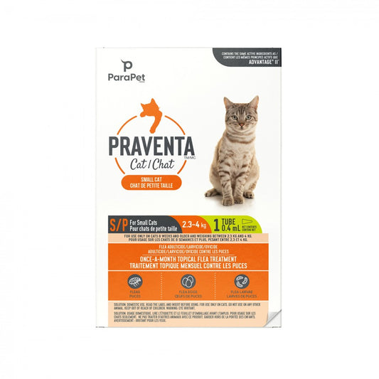 LocalID_71207 Parapet - Praventa for SMALL Cats - 2.3 - 4KG - 1 Tube