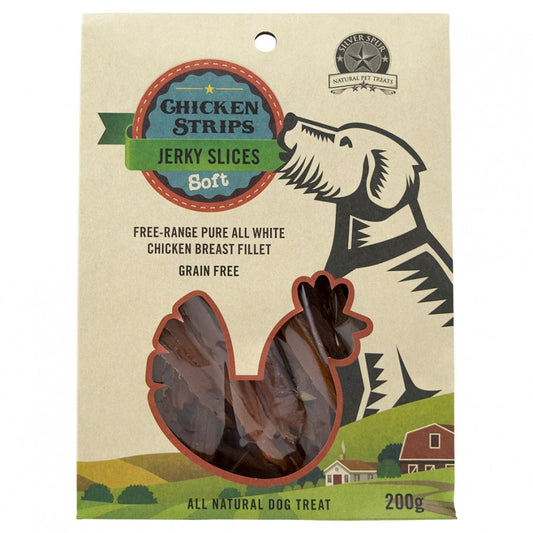 Silver Spur - CHICKEN JERKY Slices Dog Treats - 200GM (7oz)