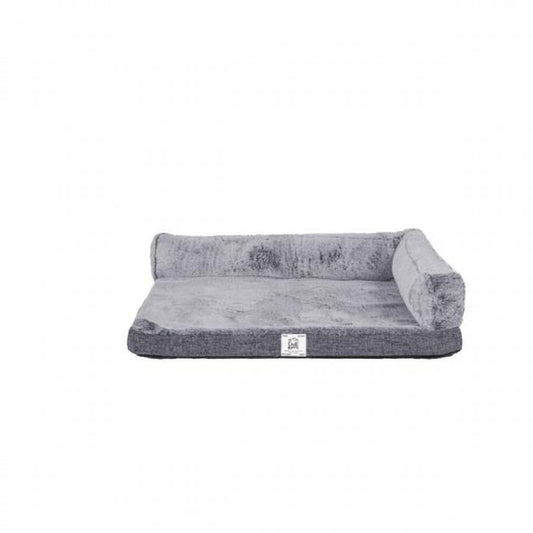 LocalID_71155 Dog Gone Smart - Chill Kuzzi FIR Crate Pad - GREY - 45.7 x 73.7CM (18x29in)