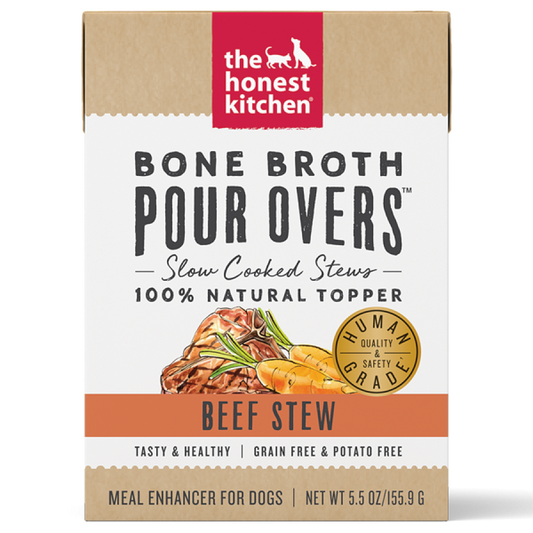 LocalID_45413 The Honest Kitchen - Dog GF Pour Overs Bone Broth Beef Stew - 155.9g (5.5 oz)