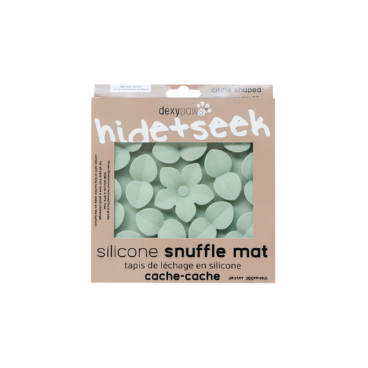 LocalID_64301 Dexypaws - Dog Snuffle Mat Silicone - Sage Green - 23.5 X 20.5 X 2.5cm (9 X 8 X 1in) [ID: 16331]