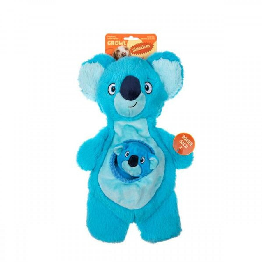 Growl - Sidekicks Koala Dog Toy - BLUE - 35.5CM (14in)