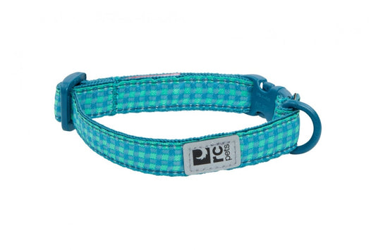 RC Pets - Kitty Breakaway Collar - GREEN GINGHAM - 20-25CM (8-10in)