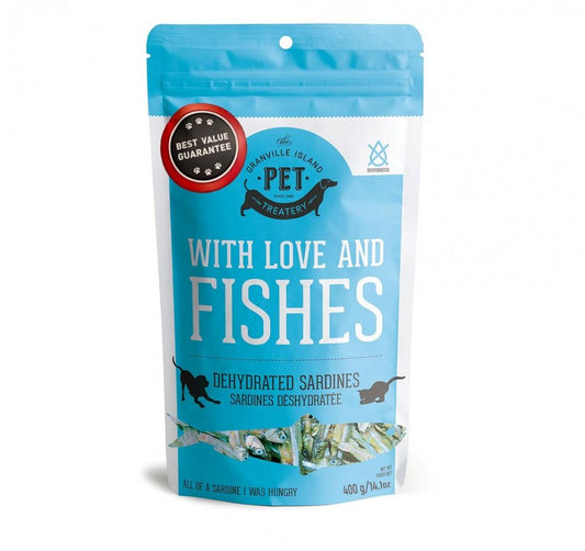 LocalID_53956 Granville Island Pet Treatery - Dried Sardines - Large - 400GM (14.11oz)