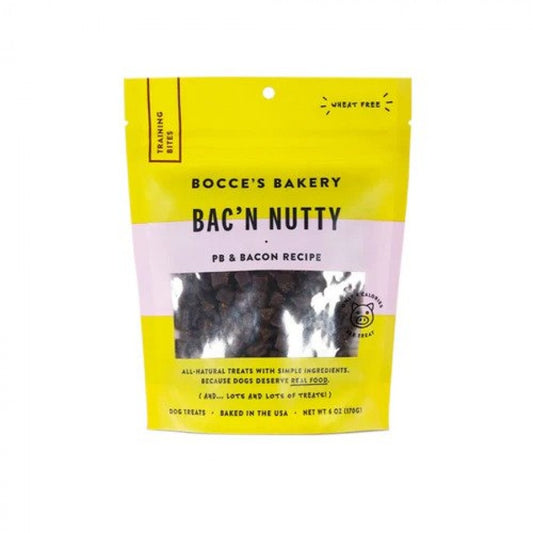 LocalID_55147 Bocce's Bakery - Bac'N Nutty Training Bites Dog Treats - 170GM (6oz)