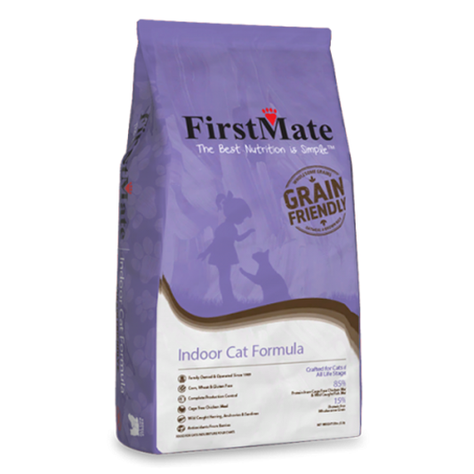 FirstMate - INDOOR Grain Friendly Dry Cat Food - 6KG (13.2lb)