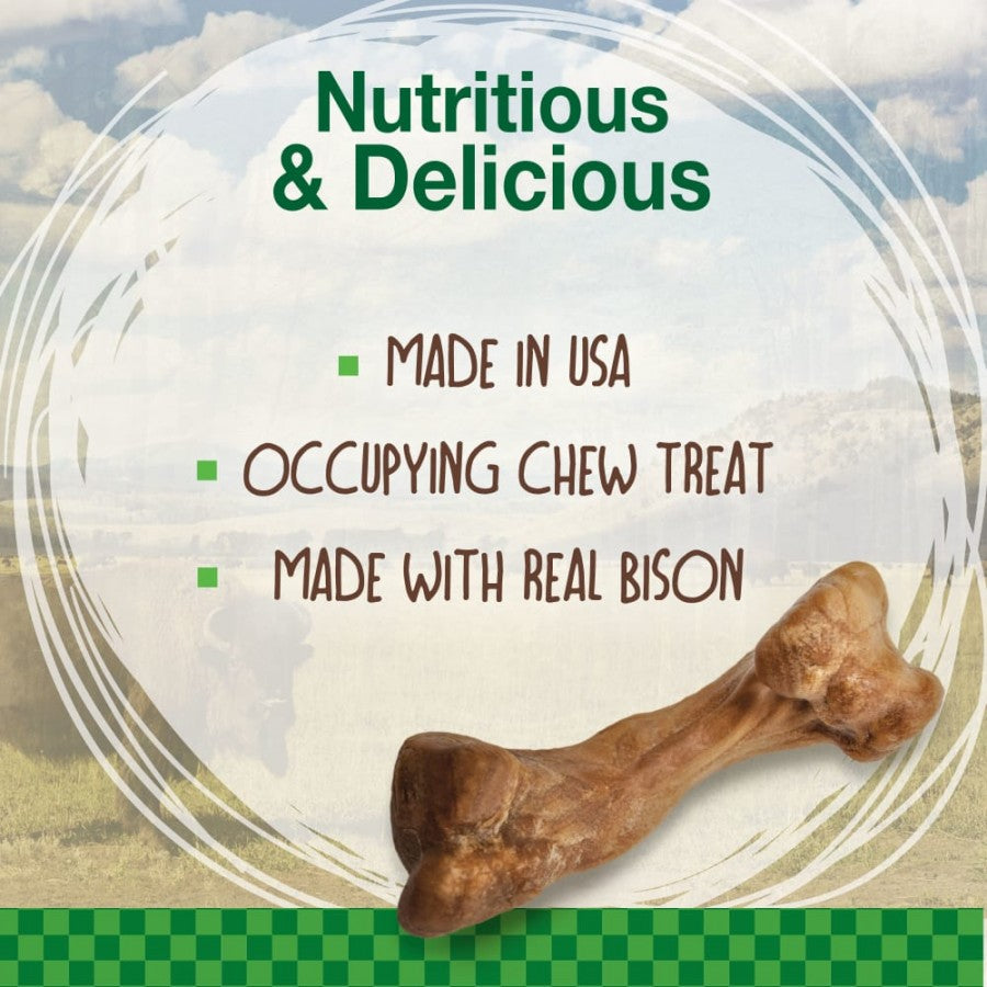 LocalID_69354 Nylabone - Healthy Edibles WILD BISON Dog Chew - LARGE - 16.5CM (6.5in)