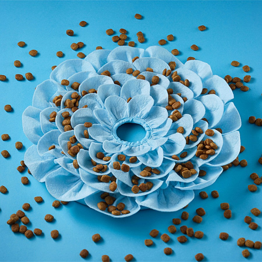 LocalID_66013 Pet Dream House - Blossom Snuffle Mat - BLUE - MEDIUM - 2PK