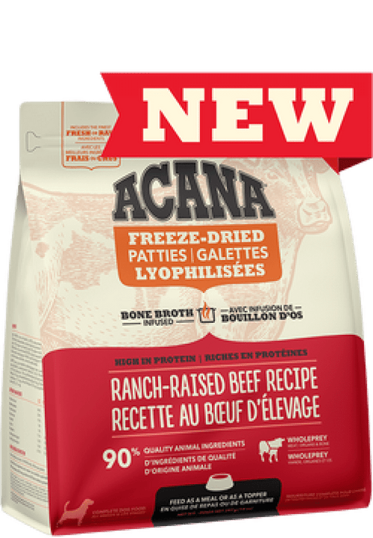 LocalID_56142 Champion Foods - Acana Freeze Dried Patties FREE-RUN TURKEY Dog Food