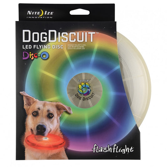 Nite Ize - Flash Flight LED Discuit Dog Toy - DISC-O - 22CM (8.6in)