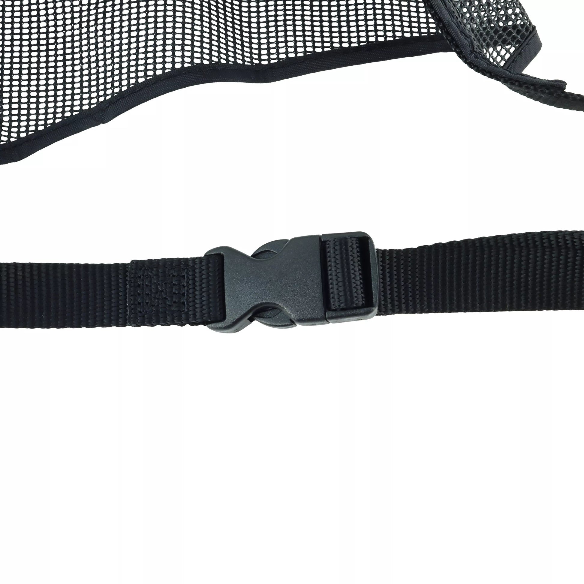 LocalID_70209 Coastal - Best Fit Adjustable Mesh Muzzle - Black - Size 5