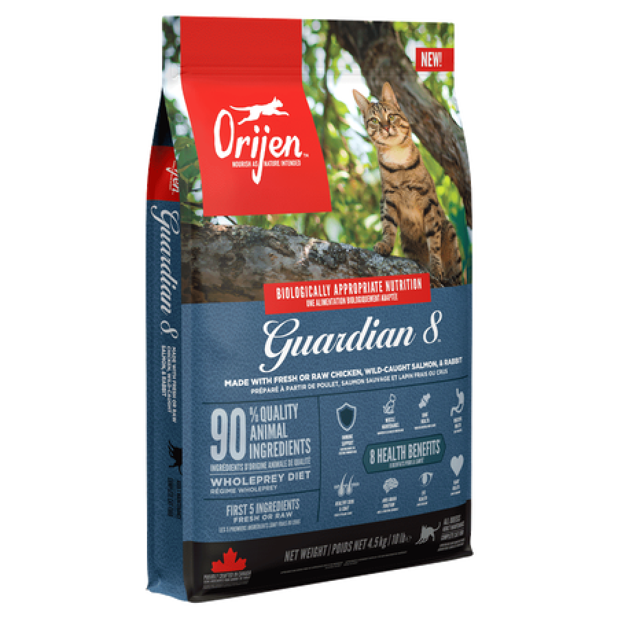 *S.O. - Up to 2 Week Wait* Champion Foods - Orijen GUARDIAN 8 Dry Cat Food - 1.8KG (4lb)