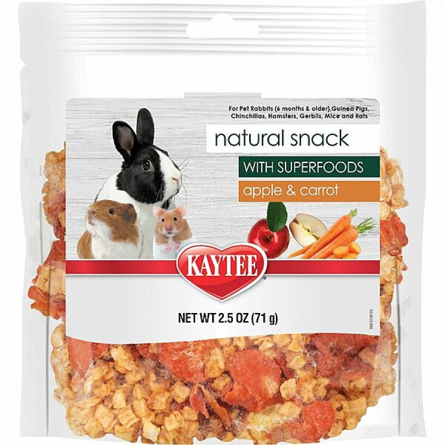 *S.O. - Up to 2 Week Wait* Kaytee - Natural Snack CARROT & APPLE Small Animal Treat - 71GM (2.5oz)